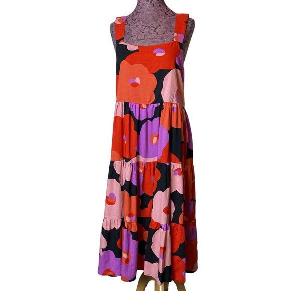 Mister Zimi Dresses & Skirts - Mister Zimi Sz 8 Big Florals Cozy Dress